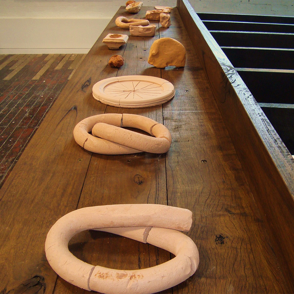 Toni Warburton, Ceramic Artworks. Process - Fired process fragments