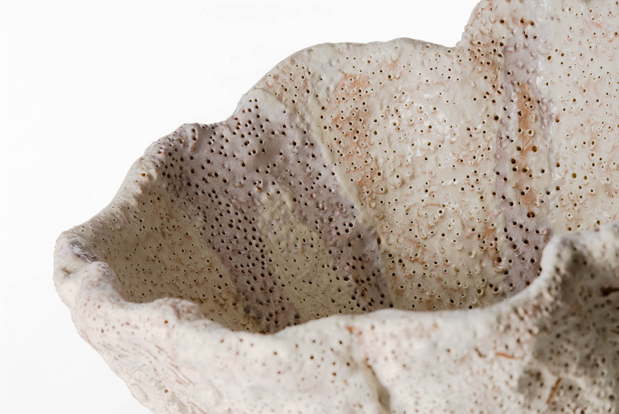 Toni Warburton, Artist. Ceramic Artworks, Vases for Sea Water (Triptych) 2009